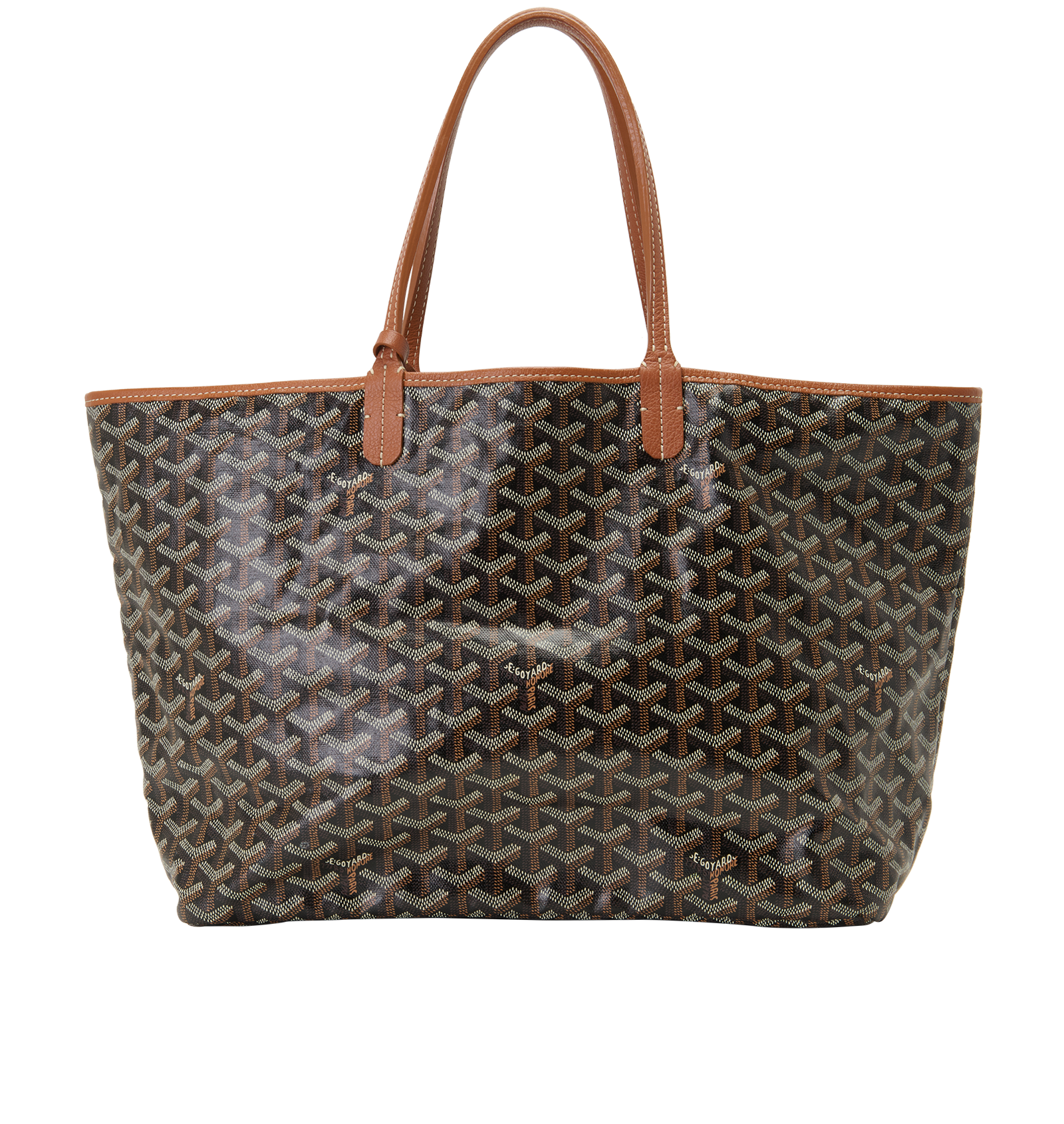 Saint Louis PM Tote, &pound;1,500, Handbags, Brown/Tan, Canvas, Back view